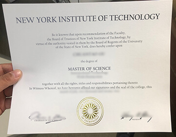 Buy a fake NYIT diploma in the USA, 纽约理工学院文凭学位证书定制