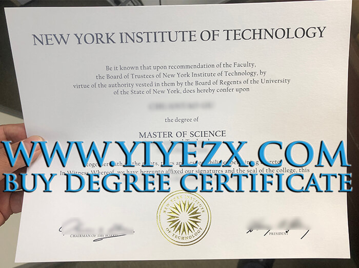NYIT diploma, 纽约理工学院文凭学位证书