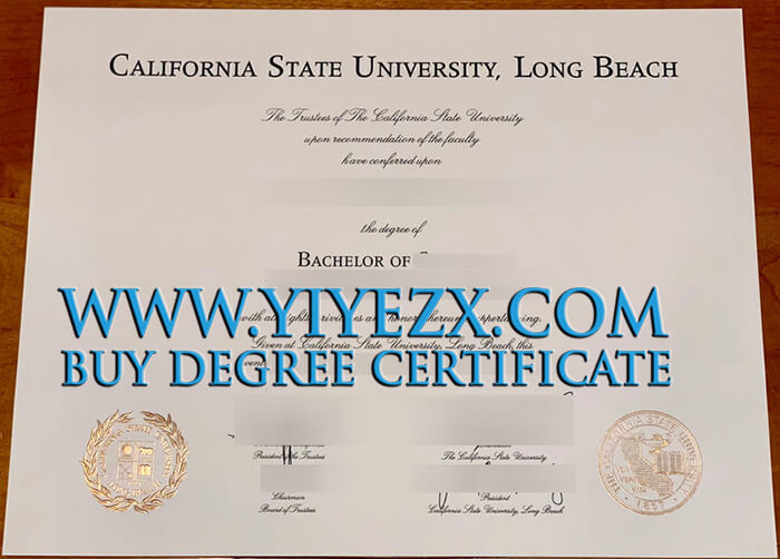 CSULB diploma， 加州州立大学长滩分校文凭学位