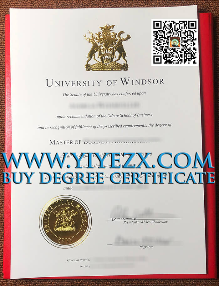 University of Windsor diploma, 温莎大学学位毕业证