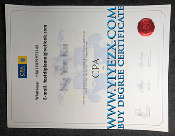 How to buy a fake CPA Australia certificate?