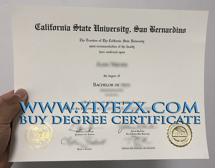 Cal State San Bernardino bachelor degree, 购买高质量的加州州立大学圣贝纳迪诺分校学士学位