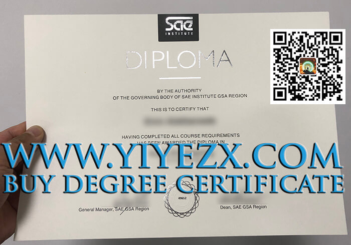 SAE Institute Audio Engineering Diploma