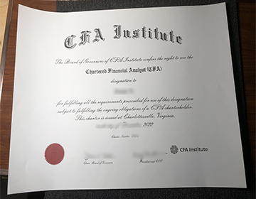How to purchase a fake CFA Institute certificate in the USA?