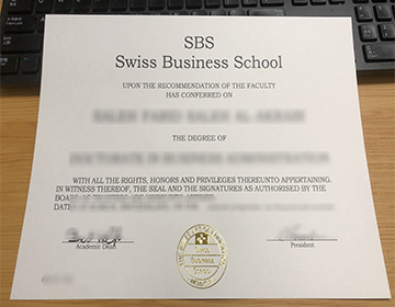 Copy SBS Swiss Business School diploma, 购买假的SBS 瑞士商学院学位文凭