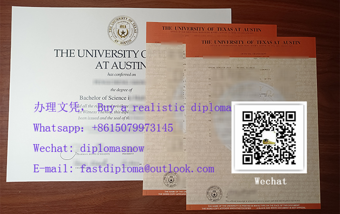 University of Texas at Austin diploma
