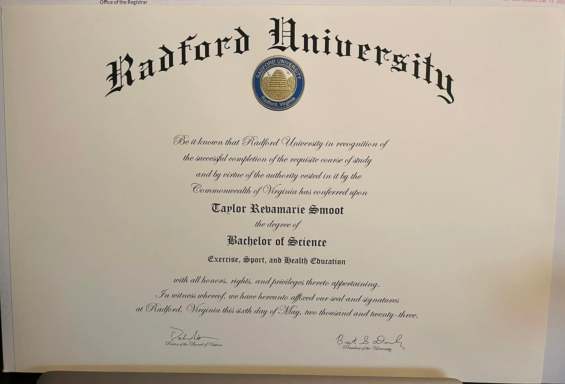 Buy A Fake Radford University Degree, 购买美国雷德福大学假文凭