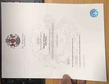 How much to order a DMU M.Sc degree with transcript in 2023?