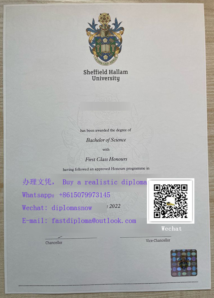SHU degree, Sheffield Hallam University diploma