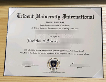 How to make a fake Trident University International diploma?