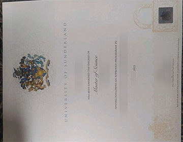 Buy a realistic University of Sunderland Master of Science degree in 2023