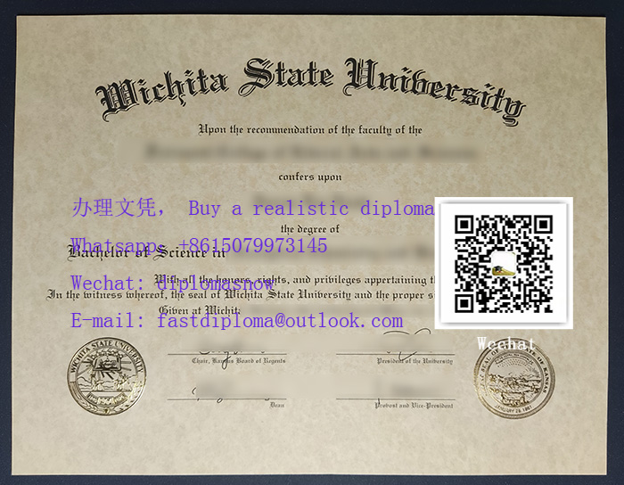  Wichita State University diploma