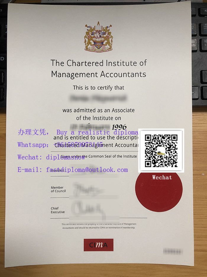 CIMA certificate