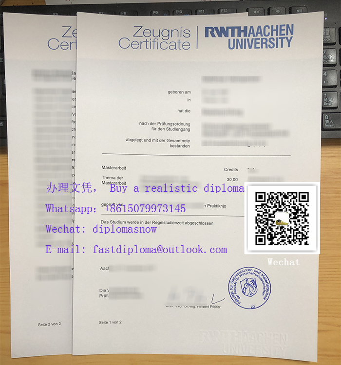 Rwth Aachen University Transcript sample