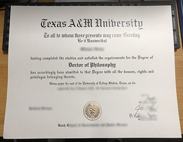 Buy a TAMU PhD diploma, Order a A&M degree