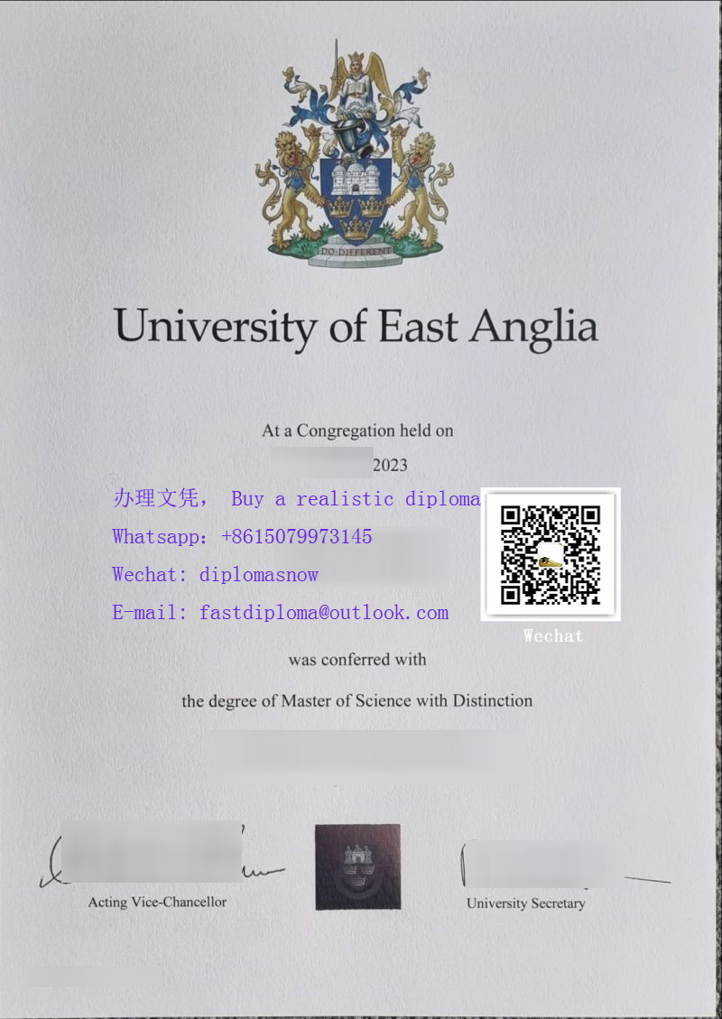 University of East Anglia (UEA) Master Degree