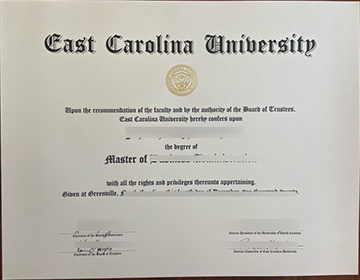 How long to get a fake East Carolina University diploma?