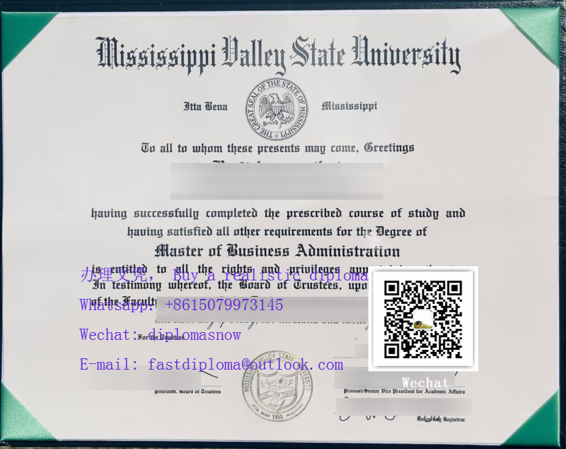 MVSU diploma, 快速购买密西西比河谷州立大学文凭