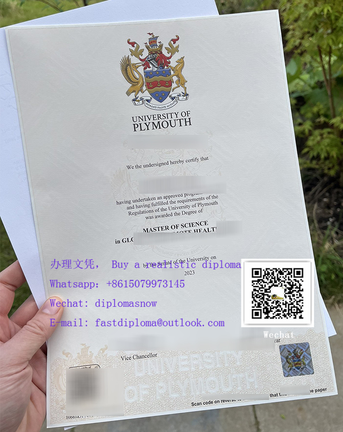 University of Plymouth degree