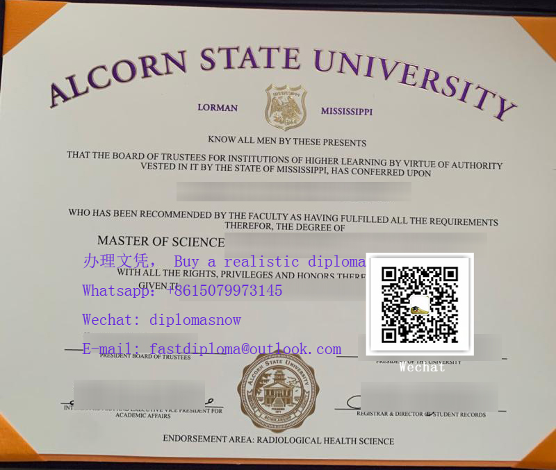 Alcorn State University diploma