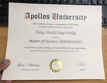 Can I buy a realistic Apollos University diploma and transcript?