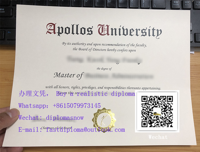 Apollos University diploma