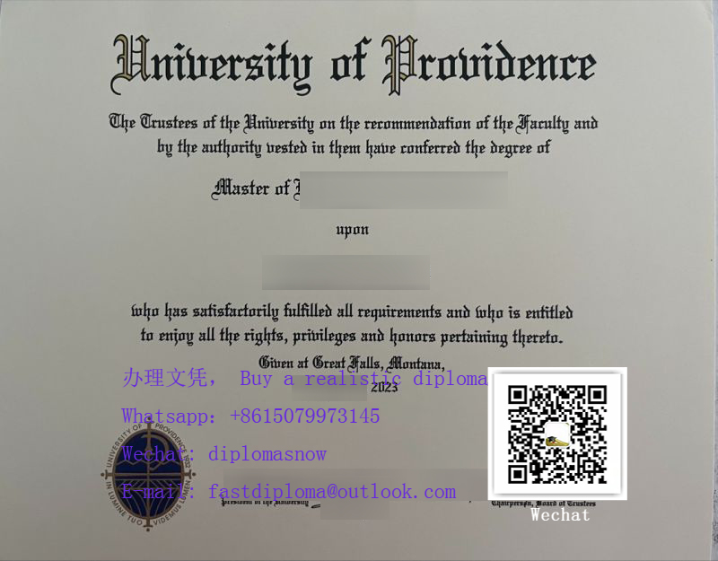 University of Providence diploma