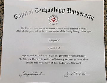 Buy a fake Capitol Technology University diploma in the Maryland