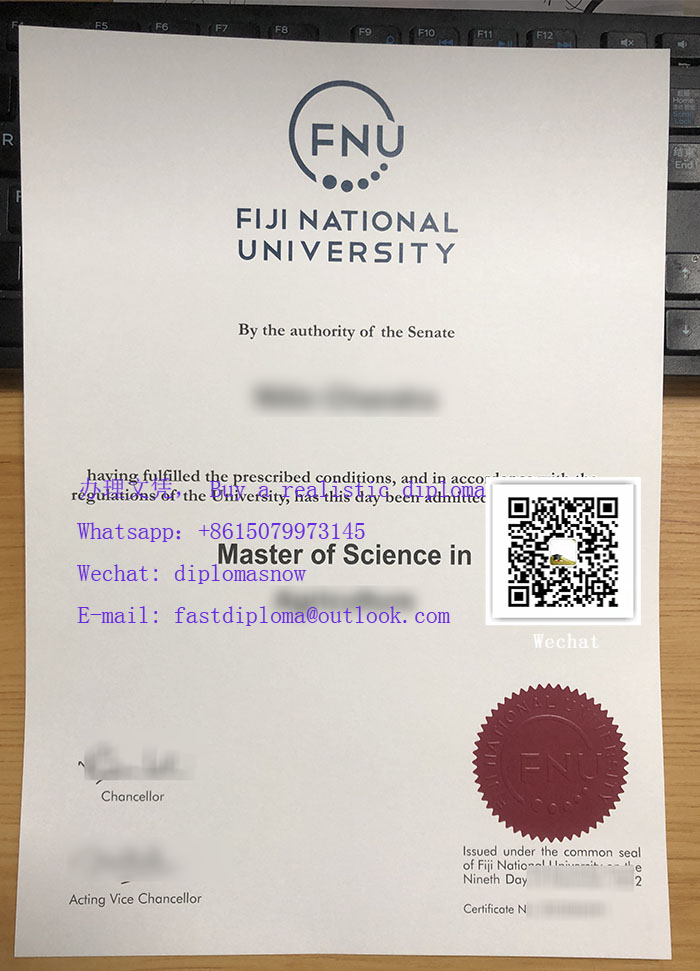 Fiji National University MSc diploma