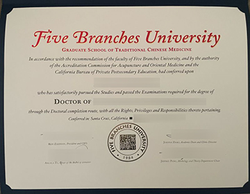 How to buy a fake Five Branches University diploma?