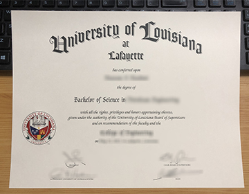 How to make a fake UL Lafayette diploma?