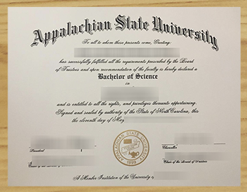 How much to order a fake Appalachian State University diploma?