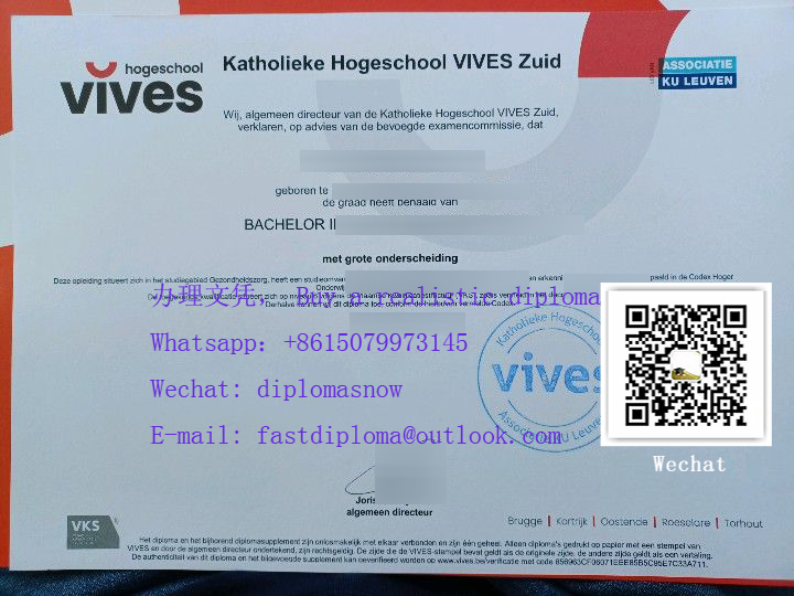 Hogeschool VIVES diploma