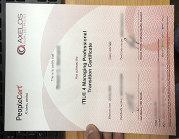 Where can I buy a fake ITIL 4 Managing Professional Transition Certificate?