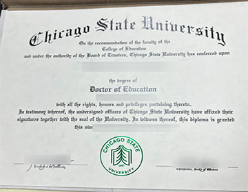 Where can I order a realistic Chicago State University diploma?