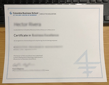 Where to order a fake Columbia Business School certificate?