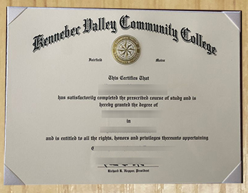 Buy a fake Kennebec Valley Community College diploma in Maine