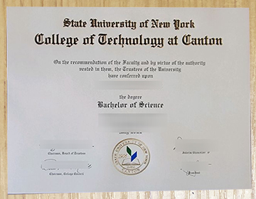 How long to get a fake SUNY Canton degree?