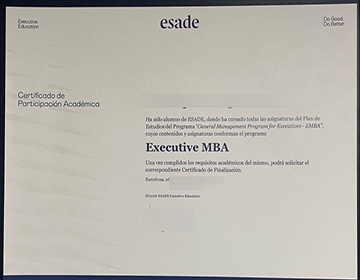 I want to buy an ESADE Business School diploma?