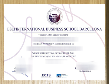 How to buy a fake ESEI International Business School diploma online?