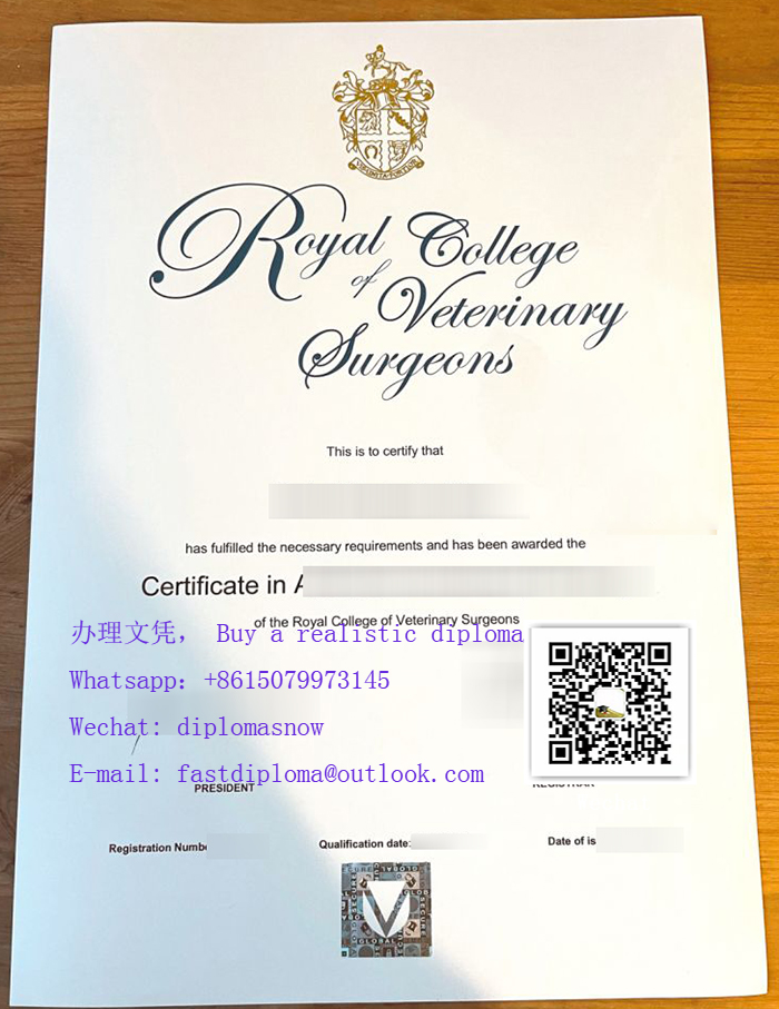 Royal College Of Veterinary Surgeons(RCVS) Certificate