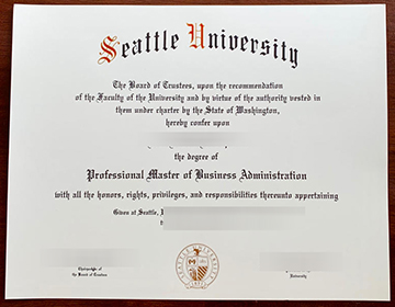 订购西雅图大学文凭证书，Buy a Seattle University degree online