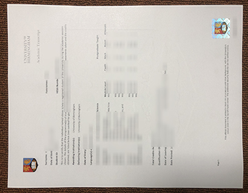 快速订购伯明翰大学成绩单2025