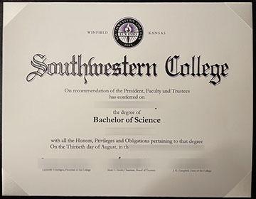 2025年在线订购西南学院（堪萨斯州）毕业证，Southwestern College (California) diploma for sale