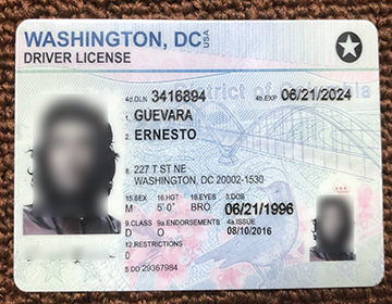 在线购买华盛顿州驾照ID, 美国ID, 可扫描个人信息