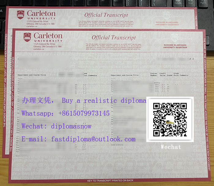 Carleton University transcript