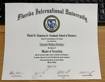 Buy a Florida International University (FIU) diploma, 办理佛罗里达国际大学文凭证书