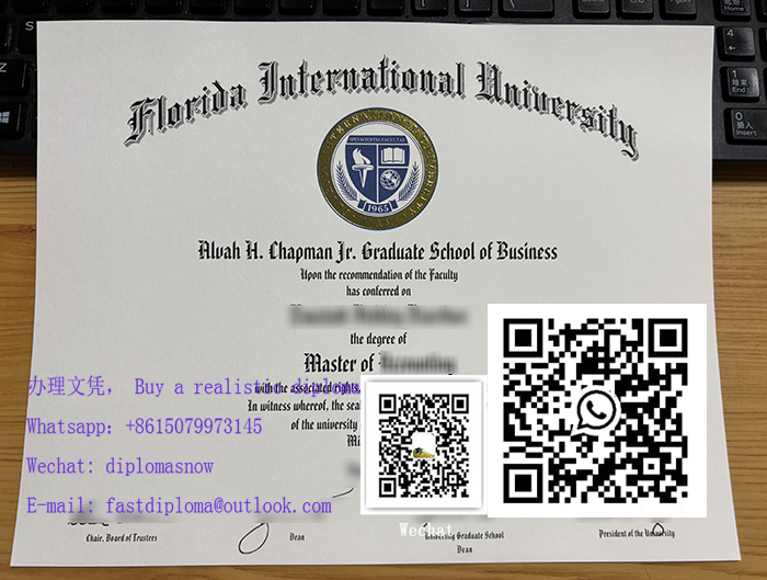 Florida International University (FIU) diploma