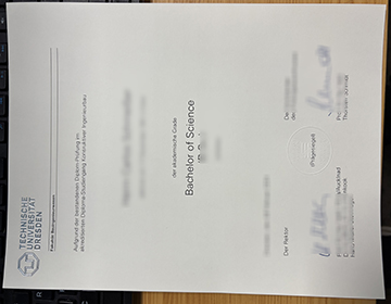 Purchase a TU Dresden diploma, Technische Universität Dresden Urkunde
