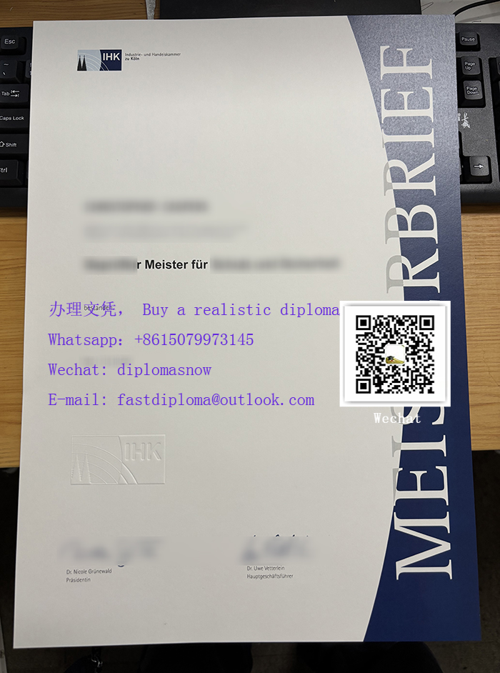 IHK Köln certificate